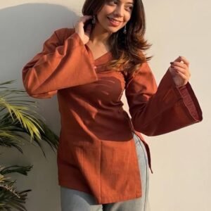 GoSriKi Cotton Short Kurti for Women