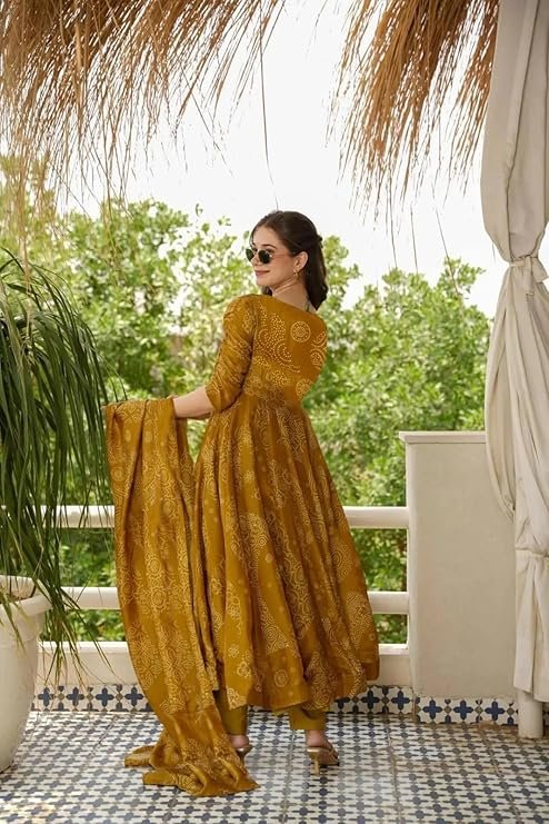 GoSriKi Kurta Sets for Women Viscose Printed - Image 5