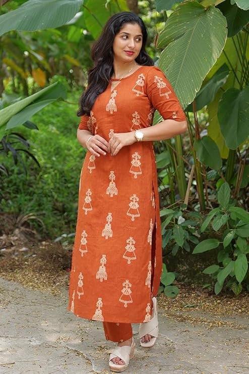 GoSriKi Kurta Set for Women Viscose Printed - Image 4
